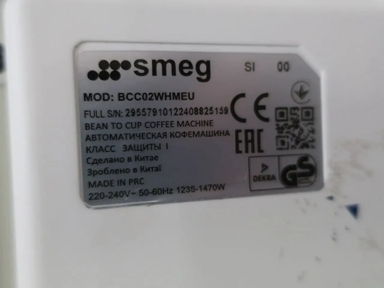 Billede 2 - Espressomaskine SMEG BCC02
