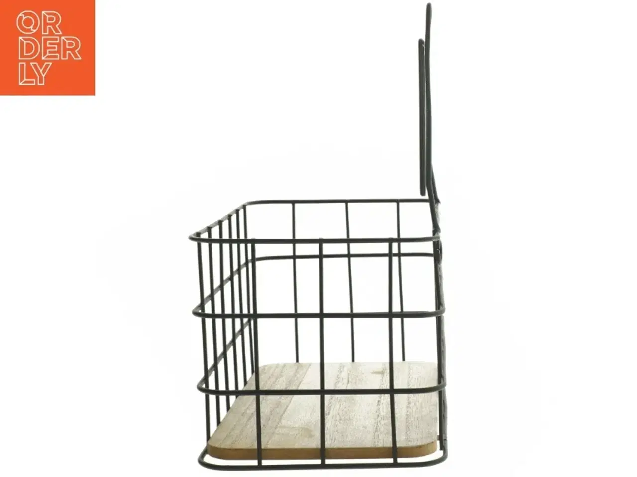 Billede 2 - Metaltråds kurv med skilt (str. 24x21 cm)