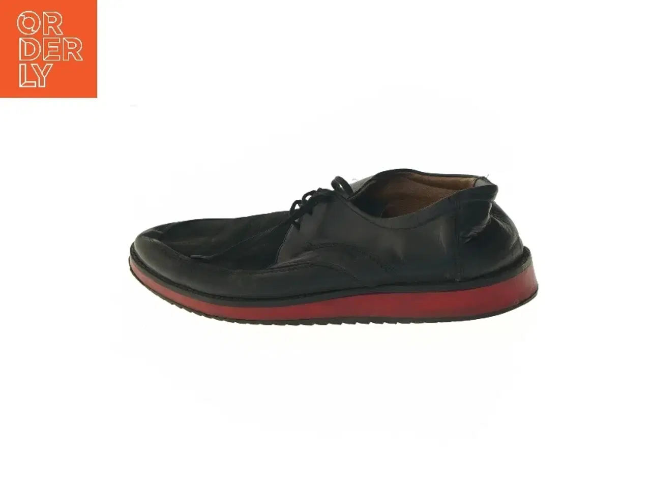 Billede 1 - Sort herresko med rød sål, str. 44 fra De Costa (str. 44 )