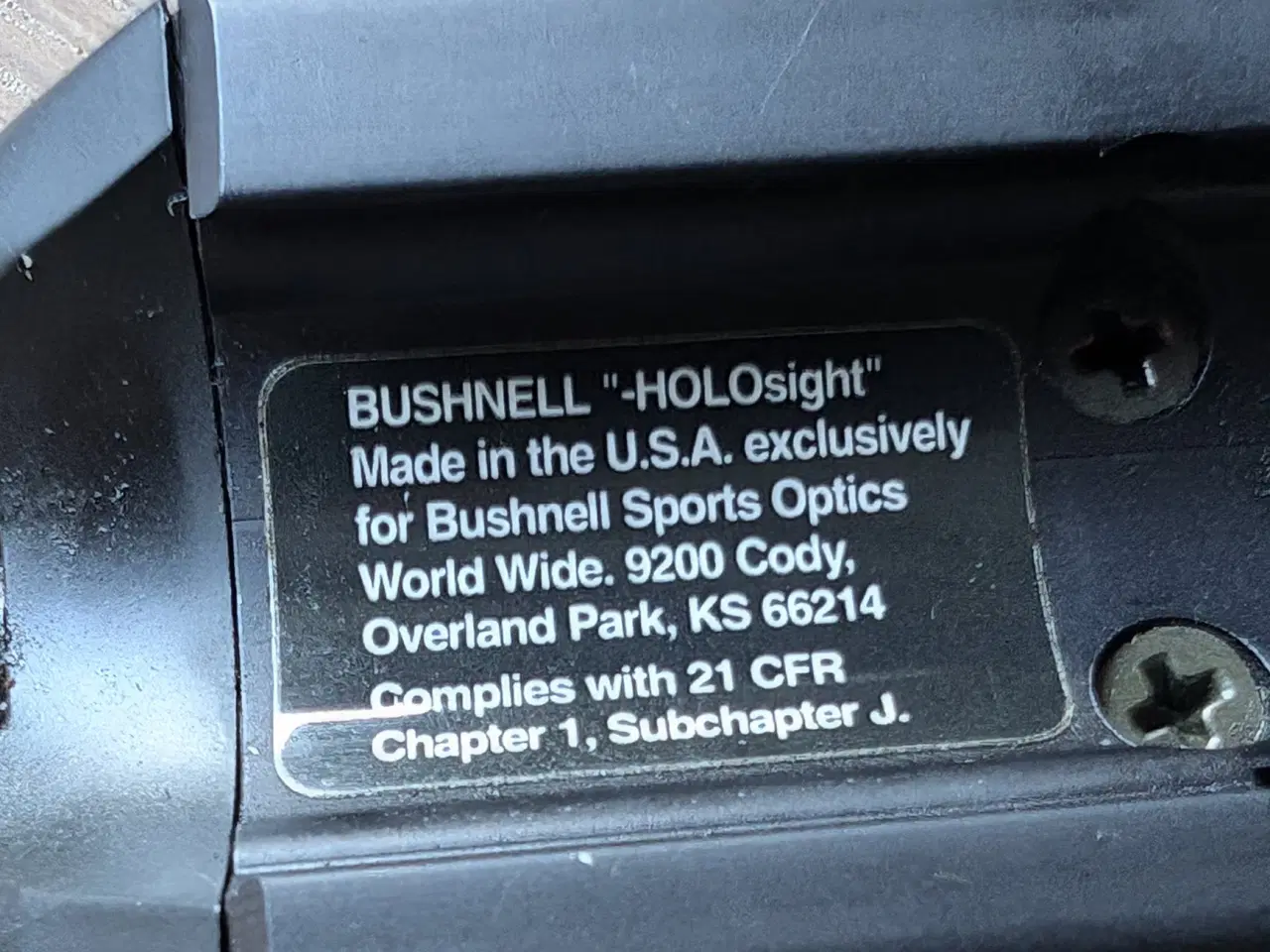 Billede 4 - Bushnell (Eotech) Holosight Model 400 1st gen