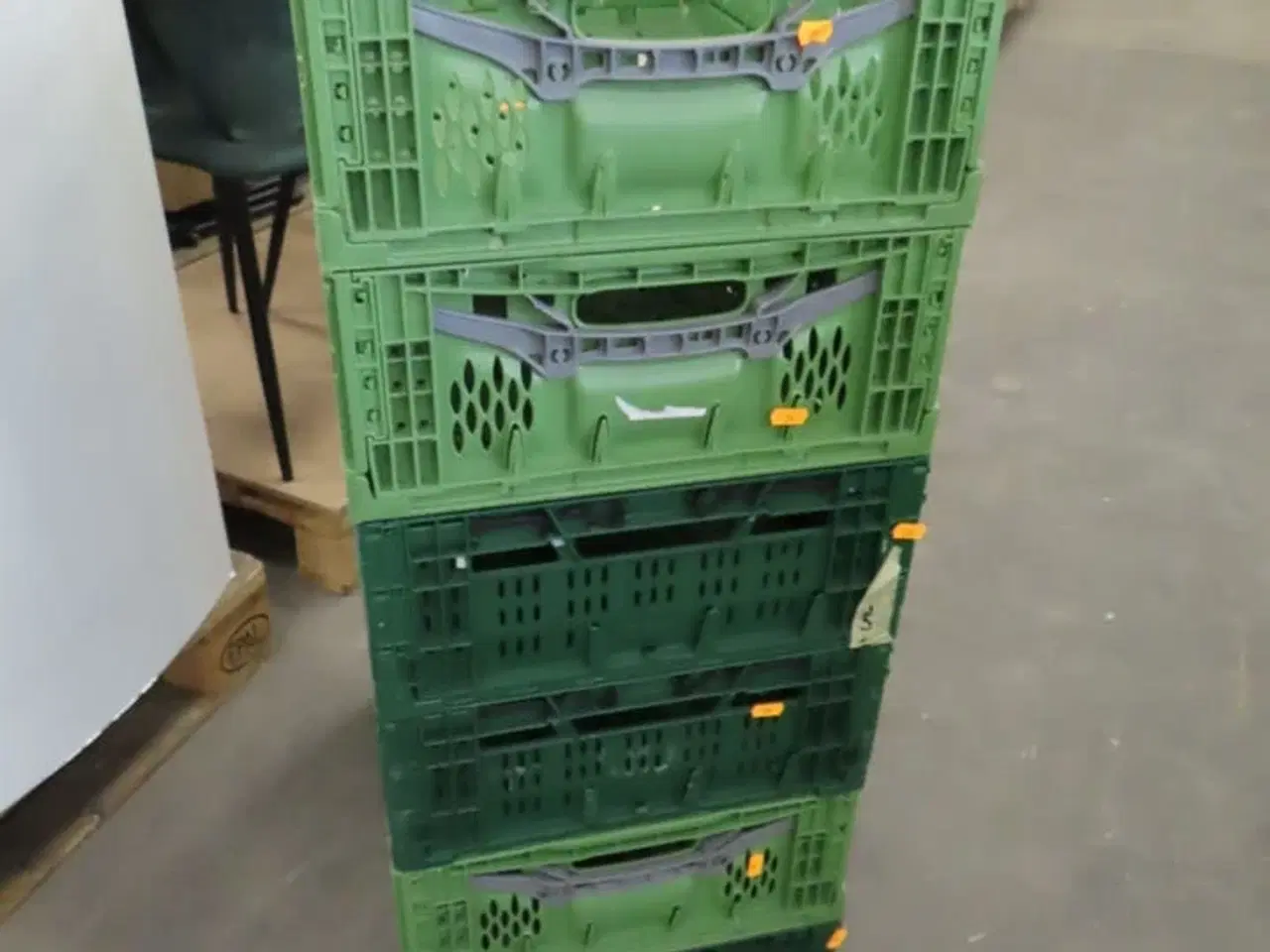 Billede 1 - 6 stk. plastkasser (foldbare)