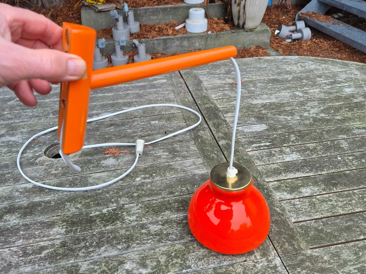 Billede 2 - Klassisk væglampe fra Holmegaard 