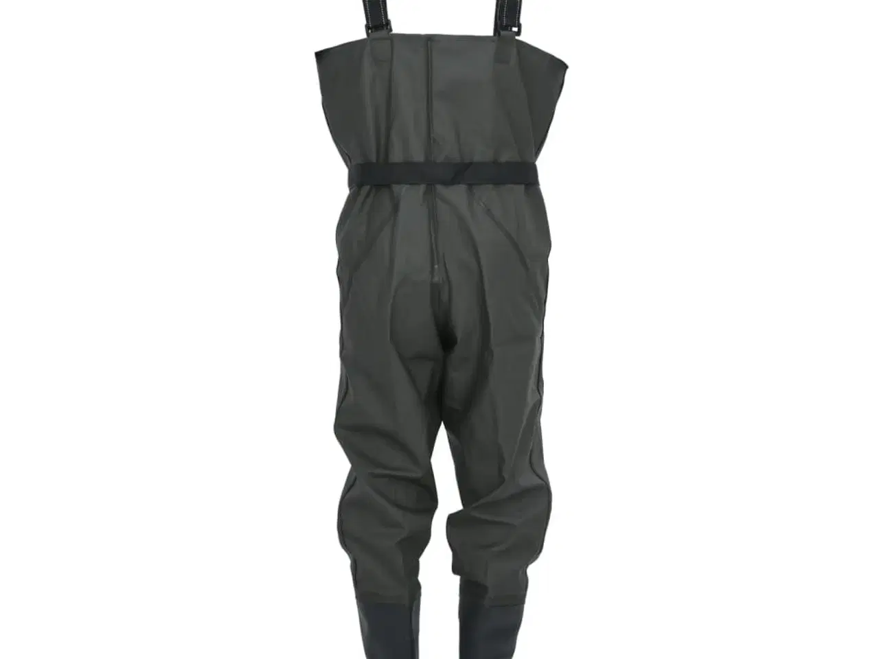 Billede 4 - Waders med støvler og bælte str. 46 mørkegrøn