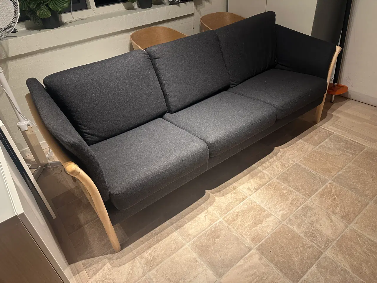 Billede 1 - Sofa - lys bøg 