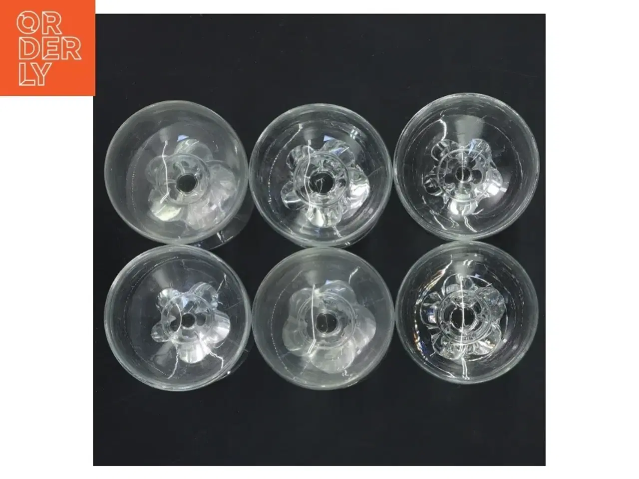 Billede 2 - Sæt med seks glas fra Holmegaard (str. Ø 5,5x7,5 cm)
