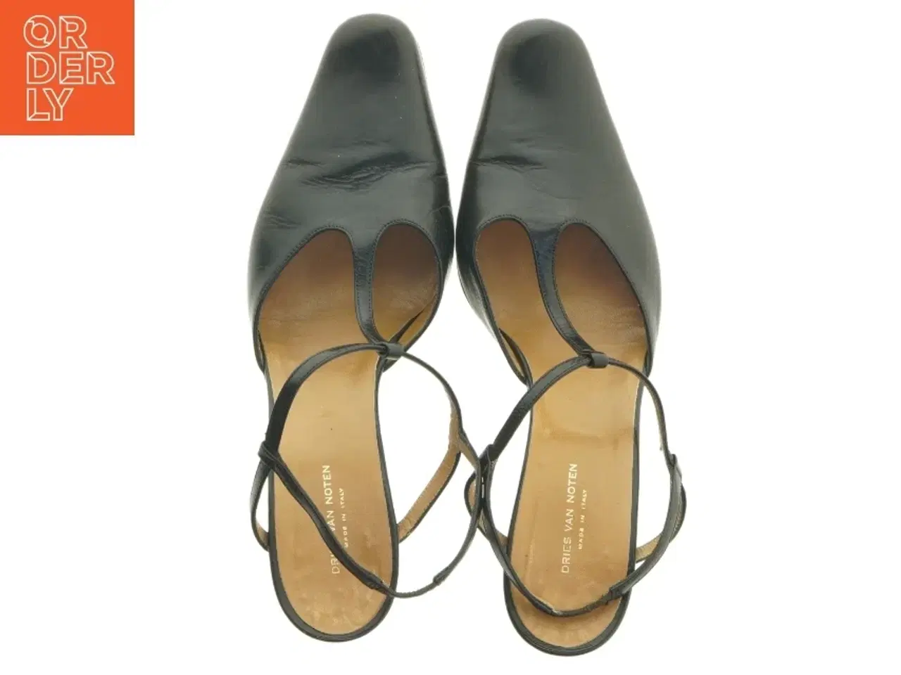 Billede 5 - Sorte stiletter med rem fra Dries Van Noten (str. 39 )