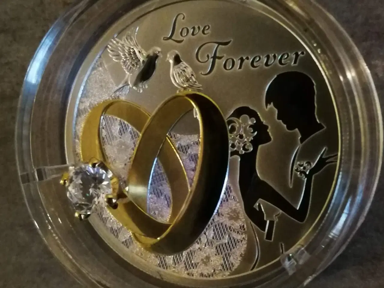 Billede 2 - Mønten ”LOVE FOREVER”  