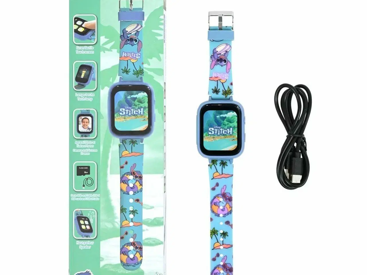 Billede 10 - Smartwatch til børn Lexibook - Stitch, blå