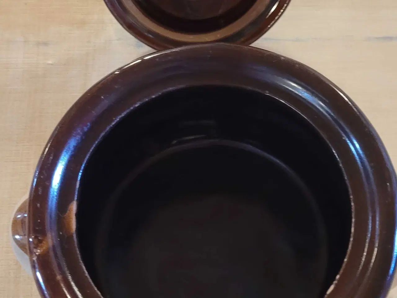 Billede 3 - Retro fedt skål med låg