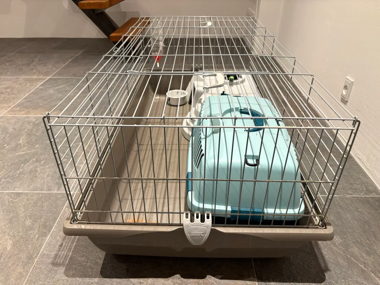 Billede 3 - Kaninbur med tilbehør