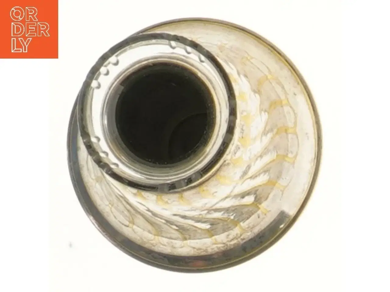 Billede 4 - Sølvplet vase med glasindsats (str. 15,5 cm)