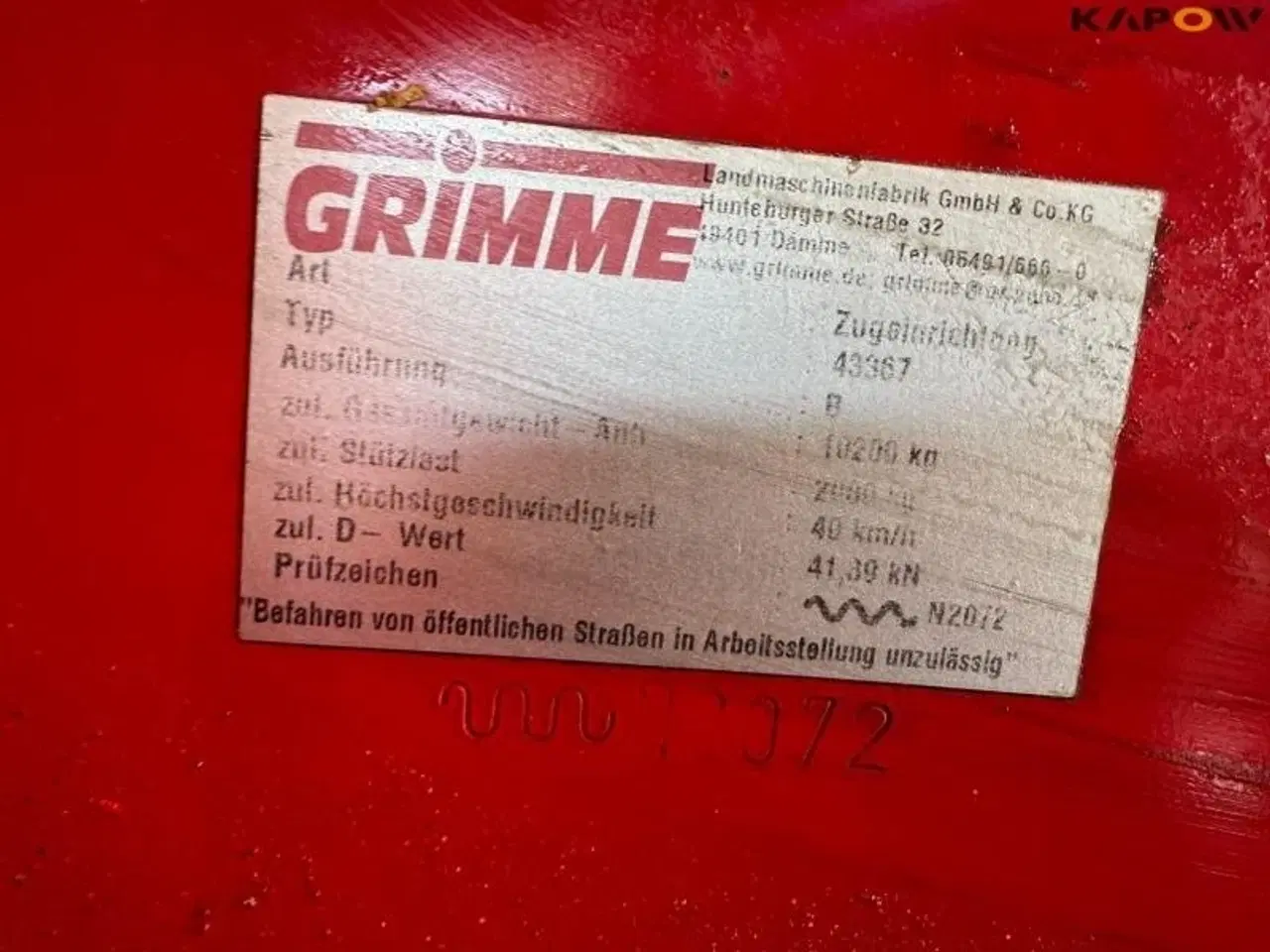 Billede 5 - Grimme SE 150-60