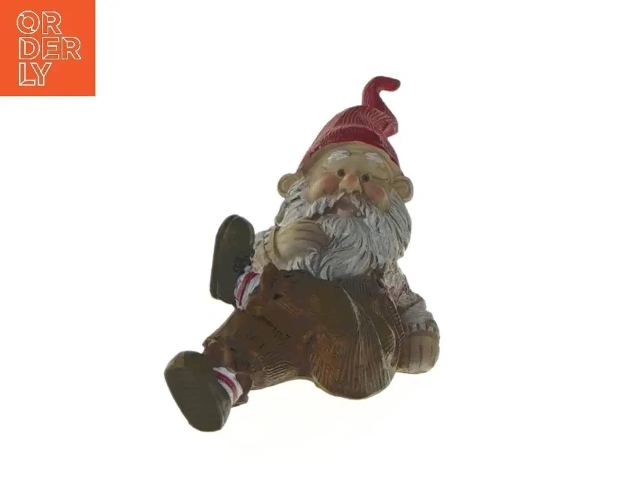 Billede 1 - Lille dekorationsfigur af nisse (str. 13 cm)