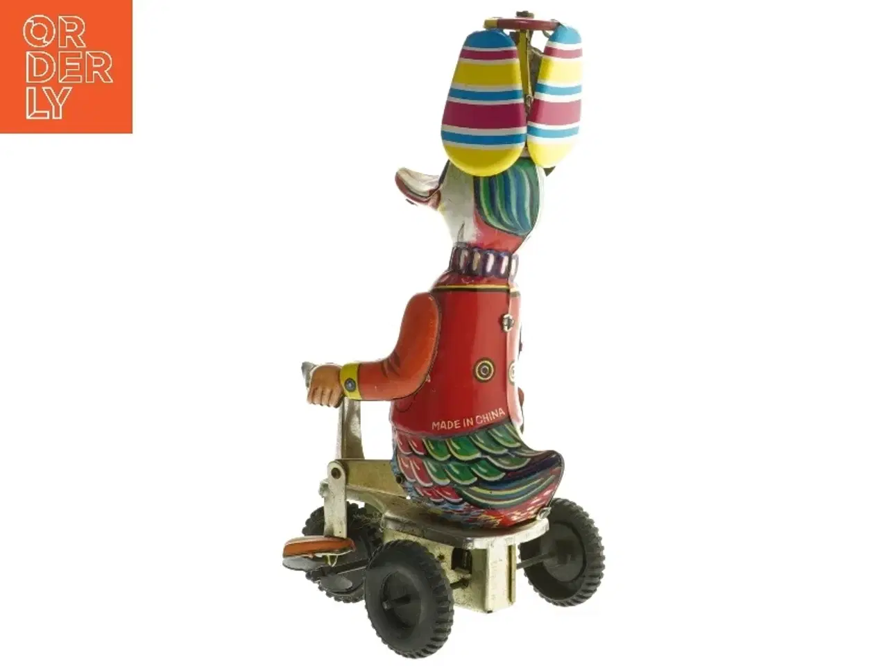 Billede 3 - Vintage blik legetøjsand på cykel fra BLIO (str. 20 cm)