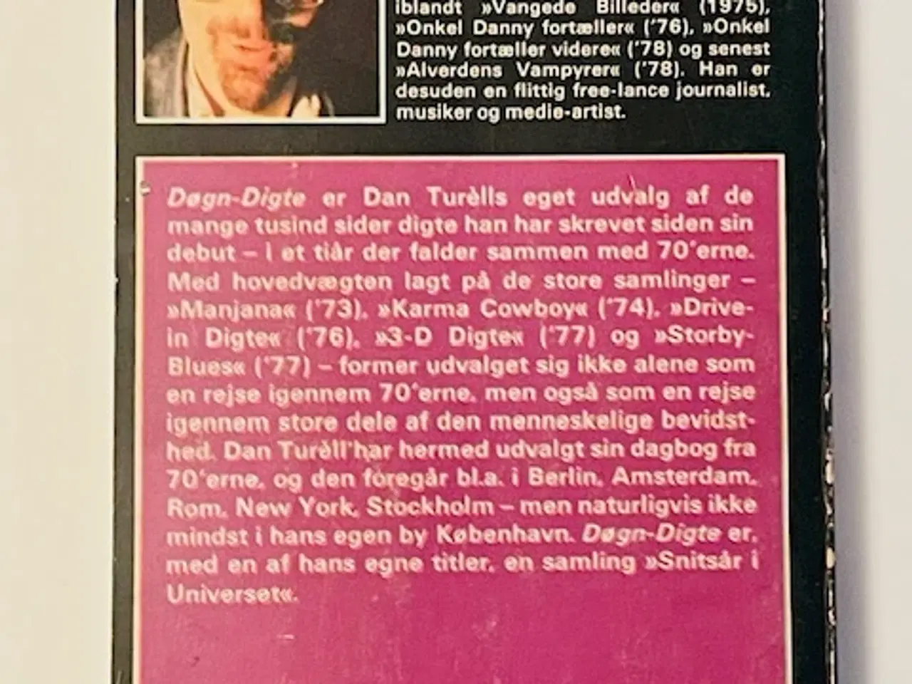 Billede 2 - Dan Turèll Døgn-digte - Udvalgte digte fra 70'erne