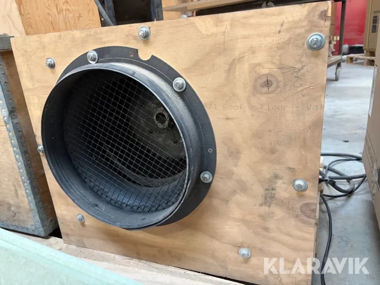 Billede 1 - Industriel ventilator med elmotor Axel Johnson Teknik A/S A.S MOT