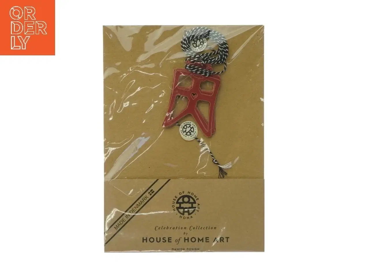 Billede 1 - Juleguirlande med flag (str. 180 cm)