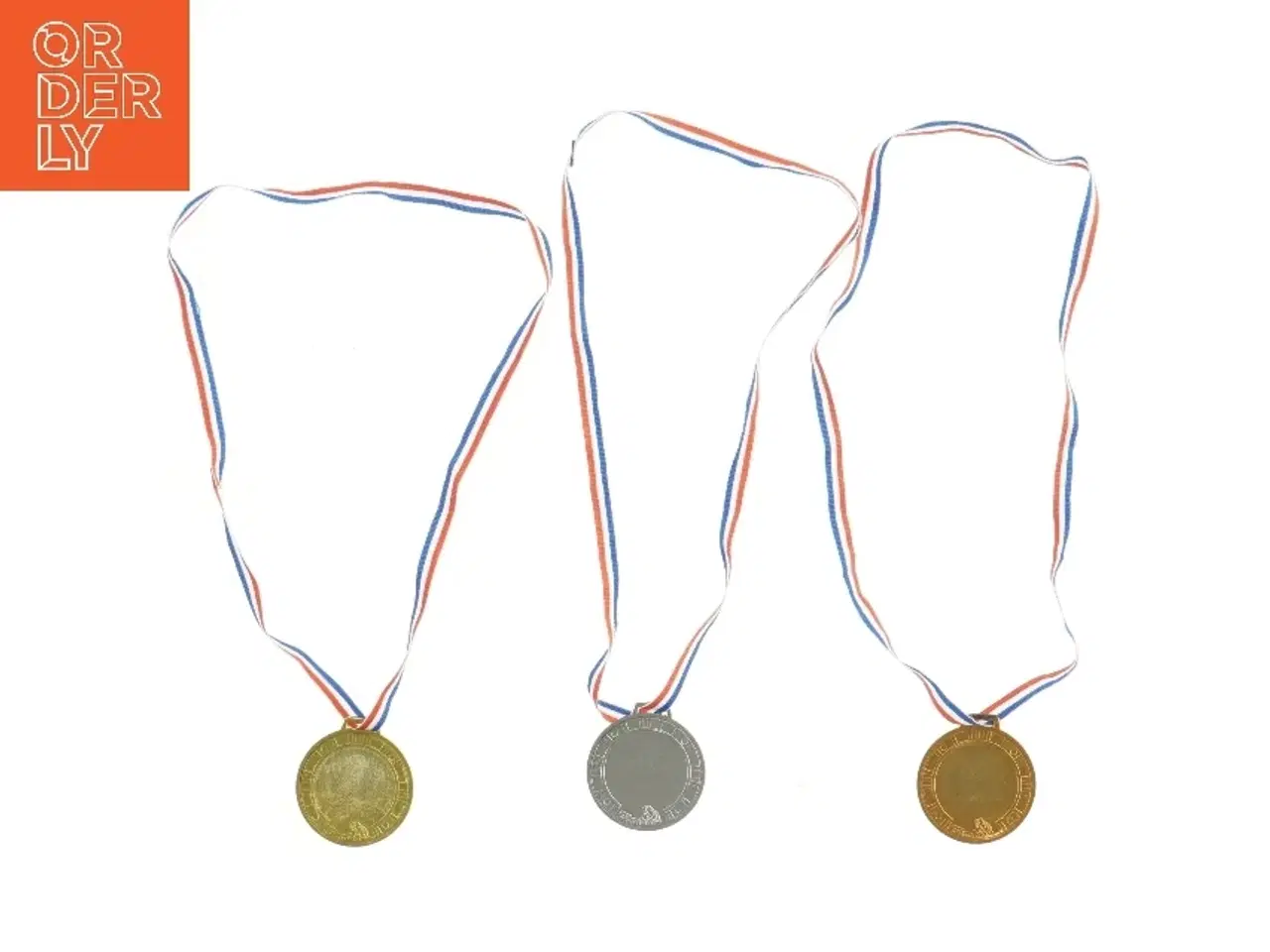 Billede 2 - Sæt med 3 medaljer (str. 3 stk 44 cm)