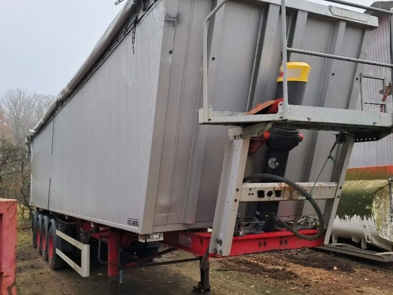Billede 2 - Kel-Berg Tipsættevogn 60m3 4 akslet