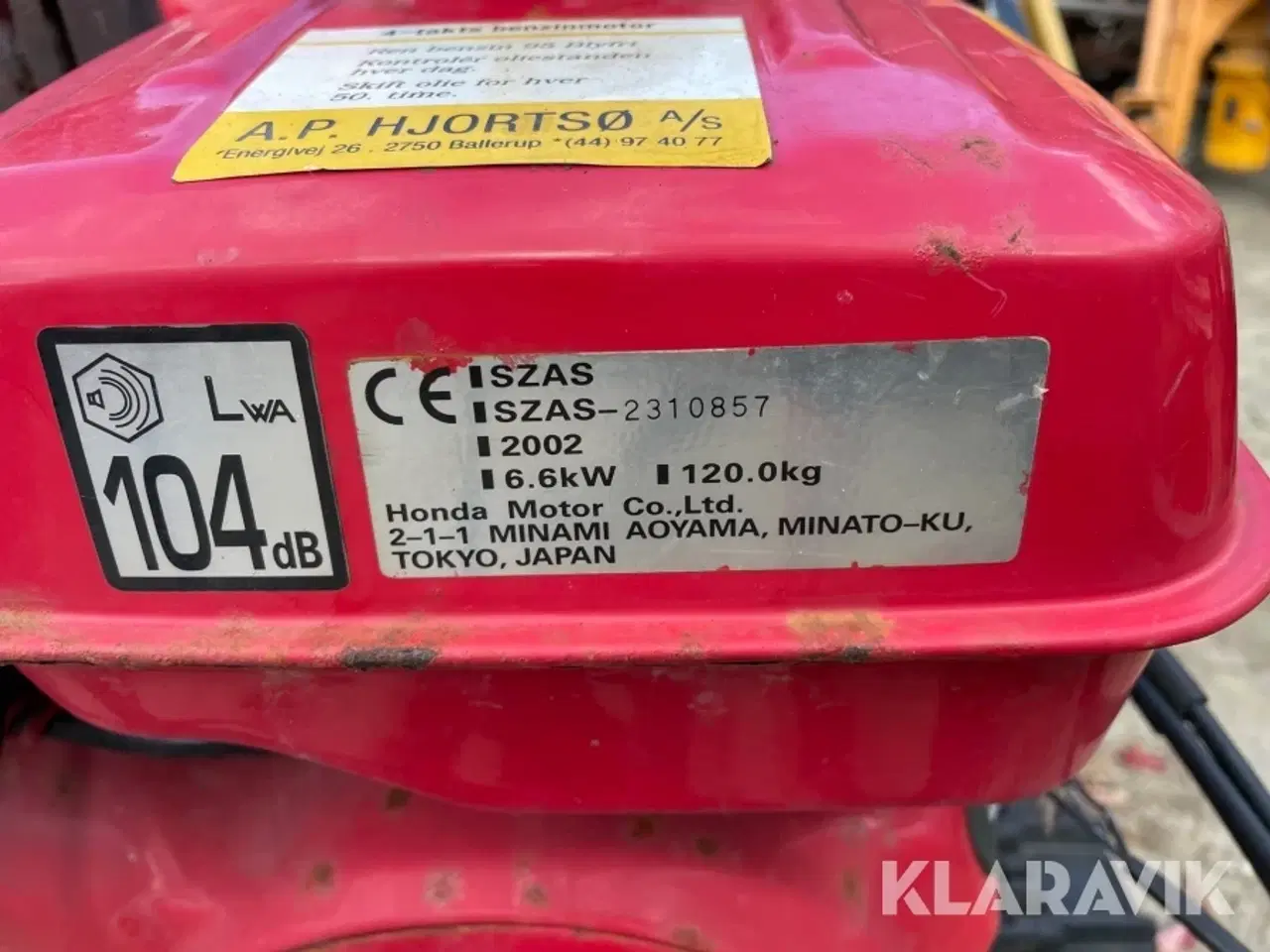 Billede 6 - Sneslynge HONDA HS970
