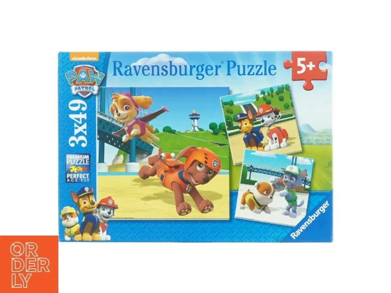 Billede 2 - PAW Patrol puslespil fra Ravensburger 3 stk. (str. 21 x 21 cm)