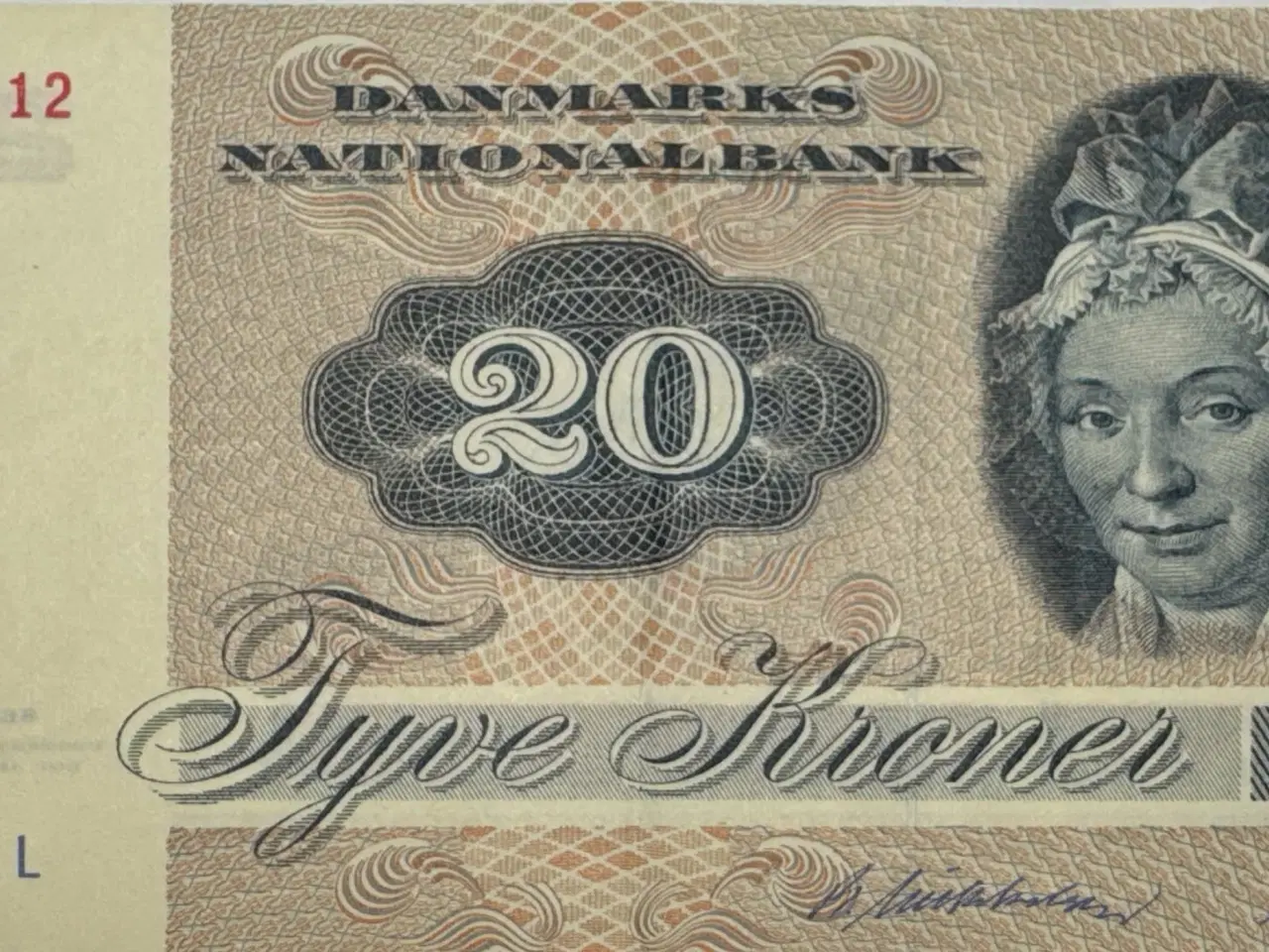 Billede 1 - 20 krone, 1988, Gråspurve, C8, 01