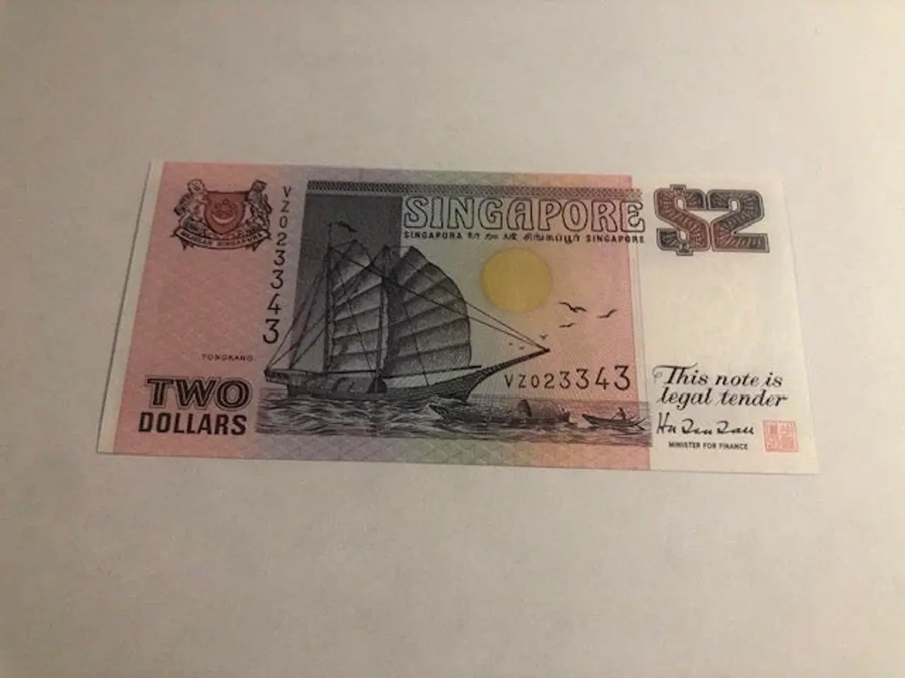 Billede 1 - 2 dollar Singapore