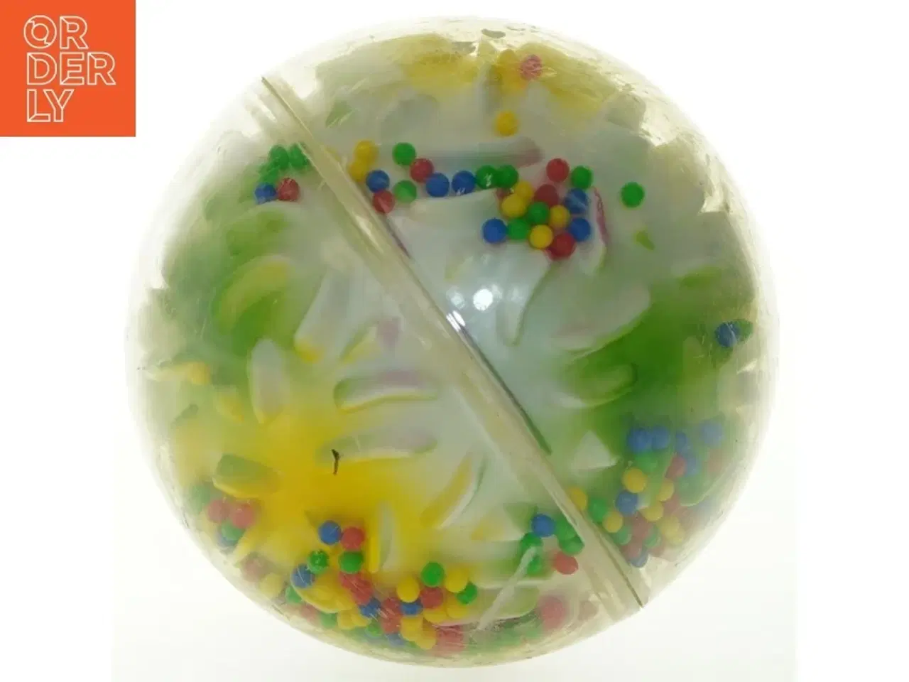 Billede 2 - Farverig plastkugle (str. Ø 13 cm)
