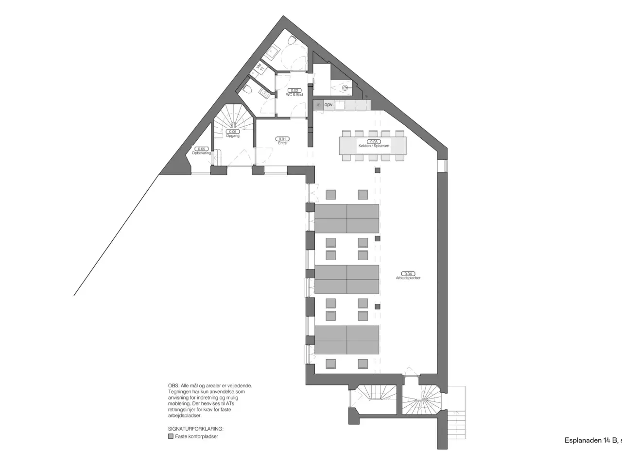 Billede 9 - Moderne kontor i det eftertragtede Esplanaden – Ingen binding