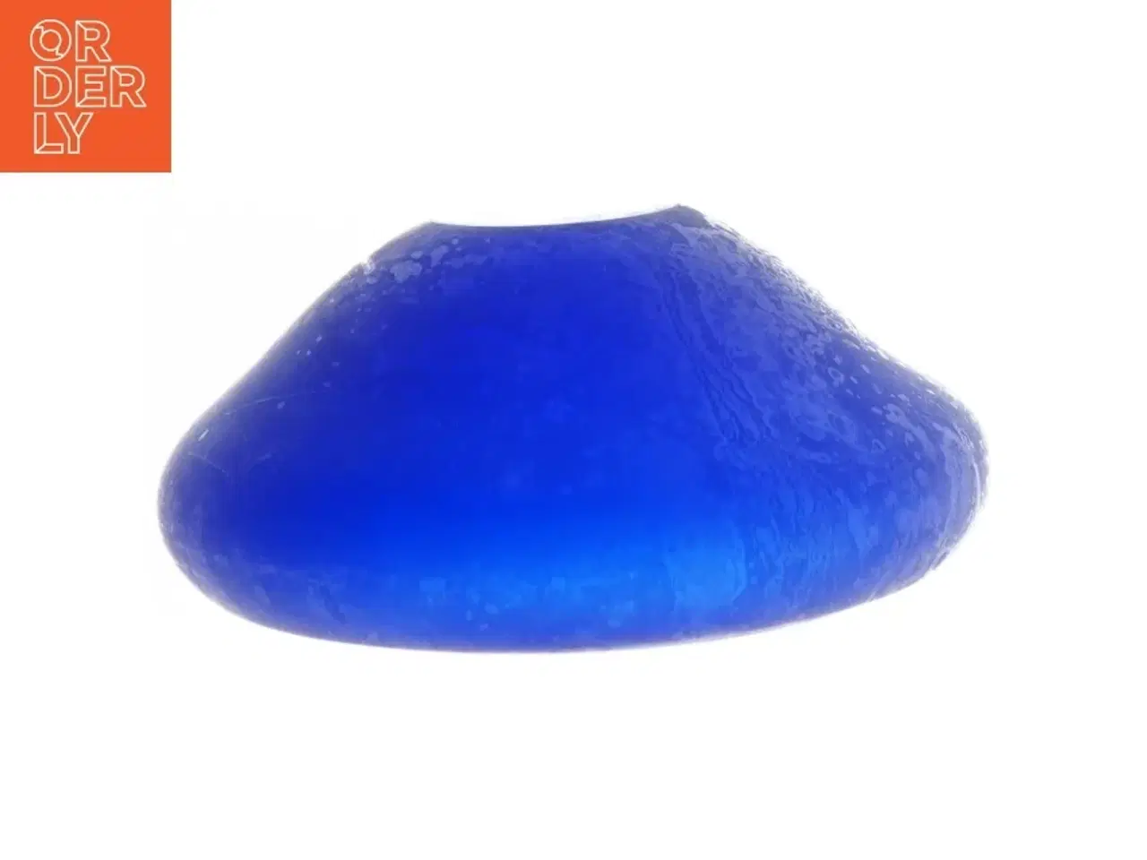 Billede 2 - Blå glasskål (str. Ø. 20 cm)