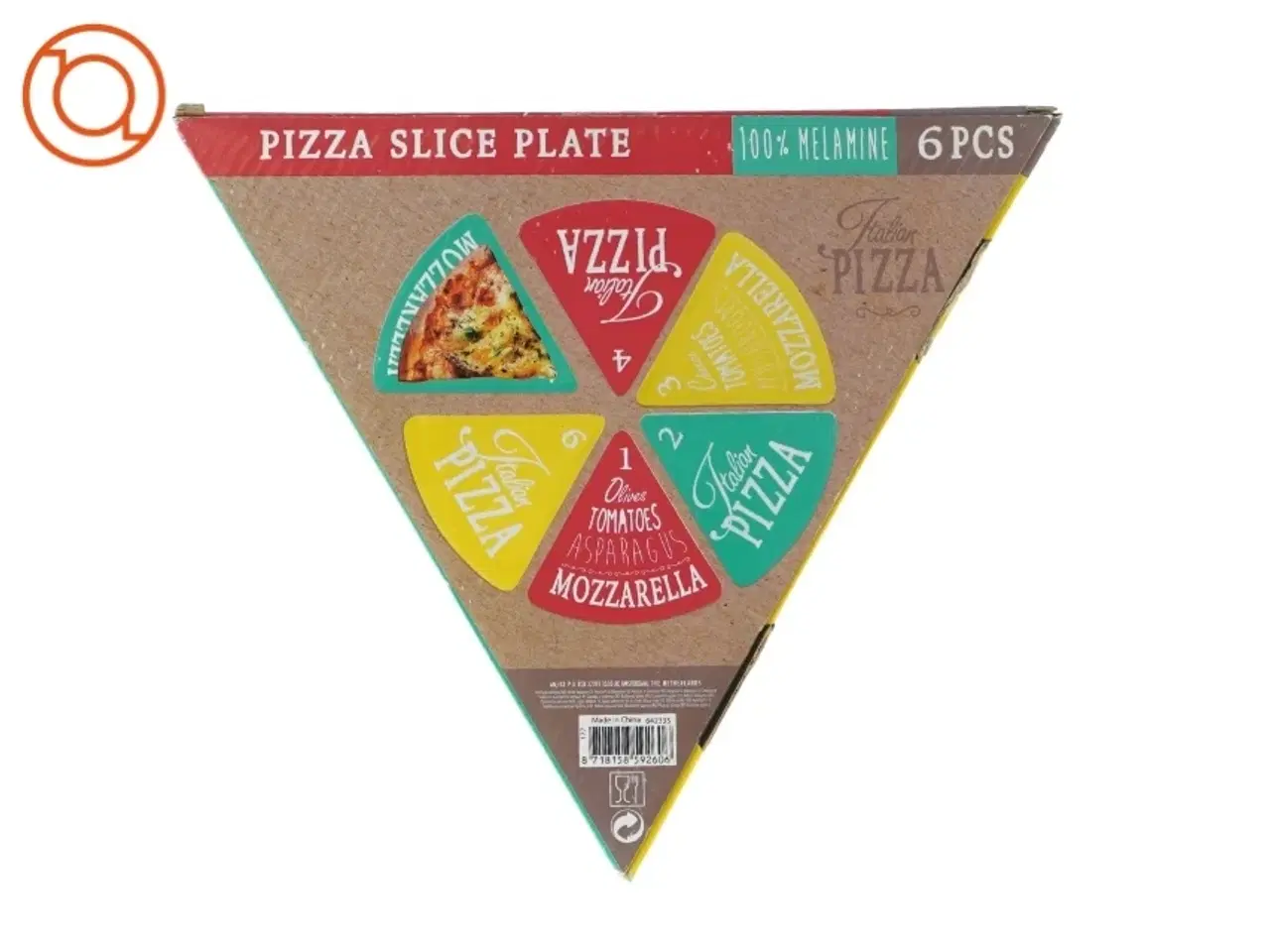 Billede 2 - nye Pizza slice plate (str. 23 x 22cm)