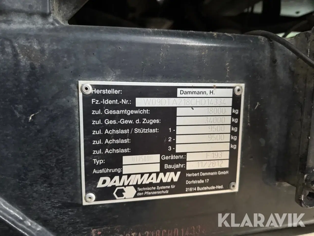 Billede 5 - Selvkørende Marksprøjte Dammann DT2500H