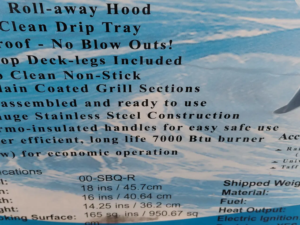 Billede 8 - Dickinson rustfri gasgrill Sea-B-Que