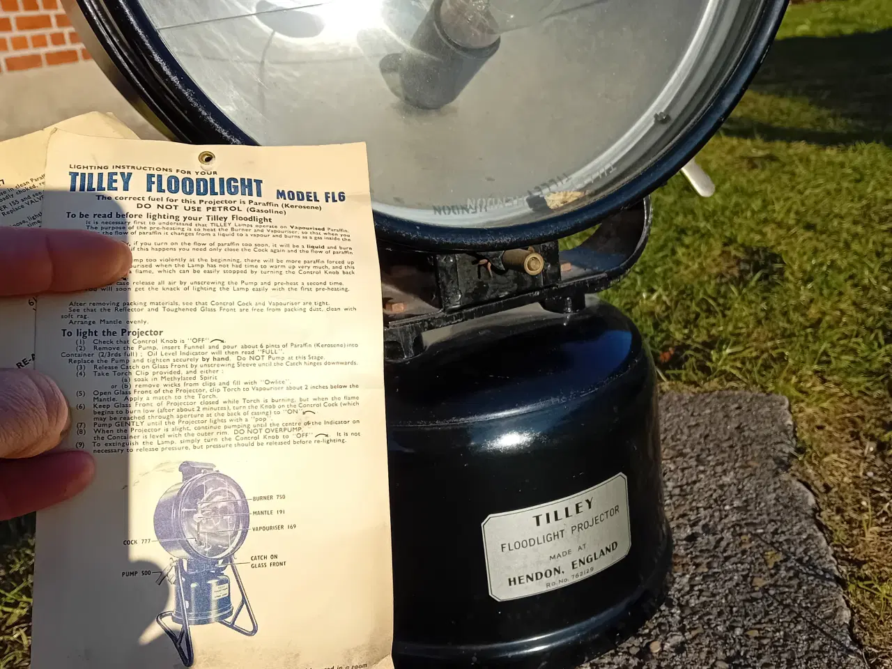 Billede 5 - Tilley Floodlight retro lampe fra 40'erne