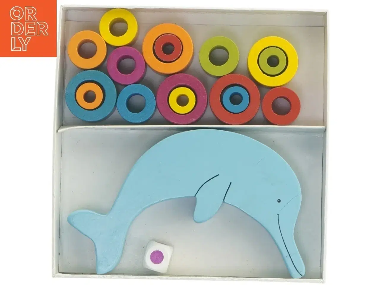 Billede 1 - Balancespil med delfin fra Goki (str. 21x21 cm)