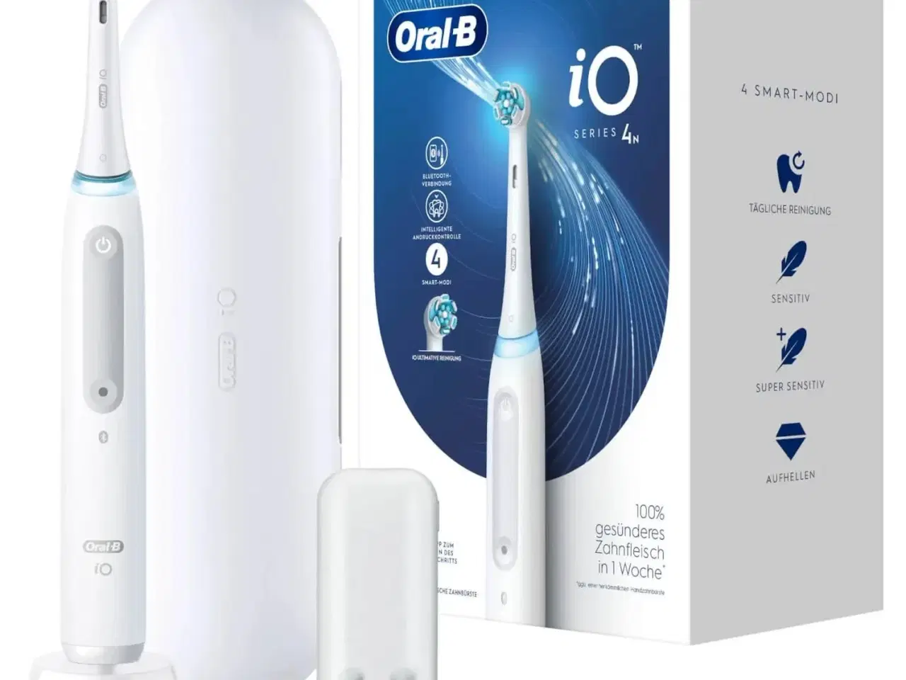 Billede 1 - Elektrisk tandbørste Oral-B iO Series 4, roterende – hvid