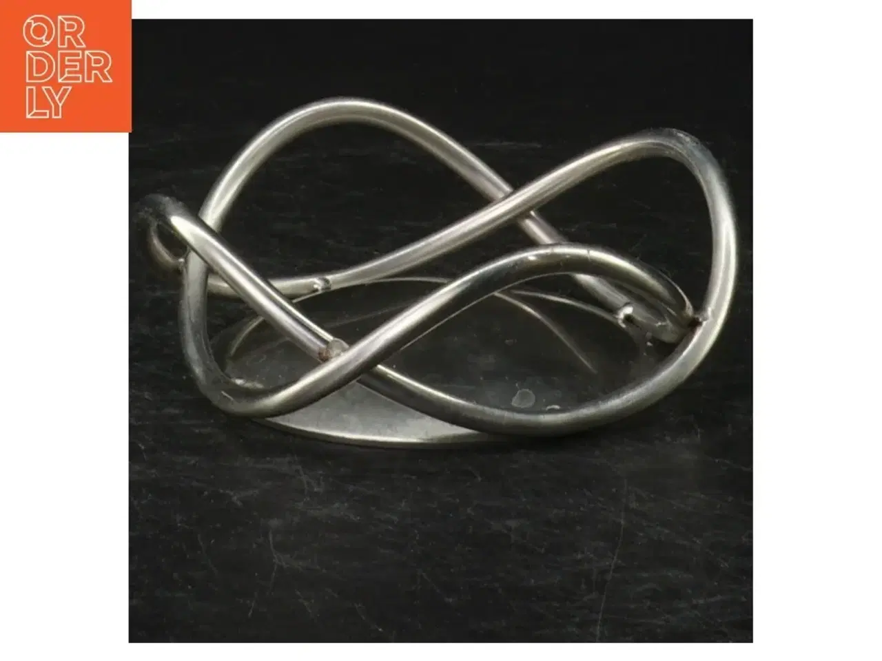 Billede 2 - Georg Jensen stål lysestage fra Georg Jensen (str. Ø. 10 cm)