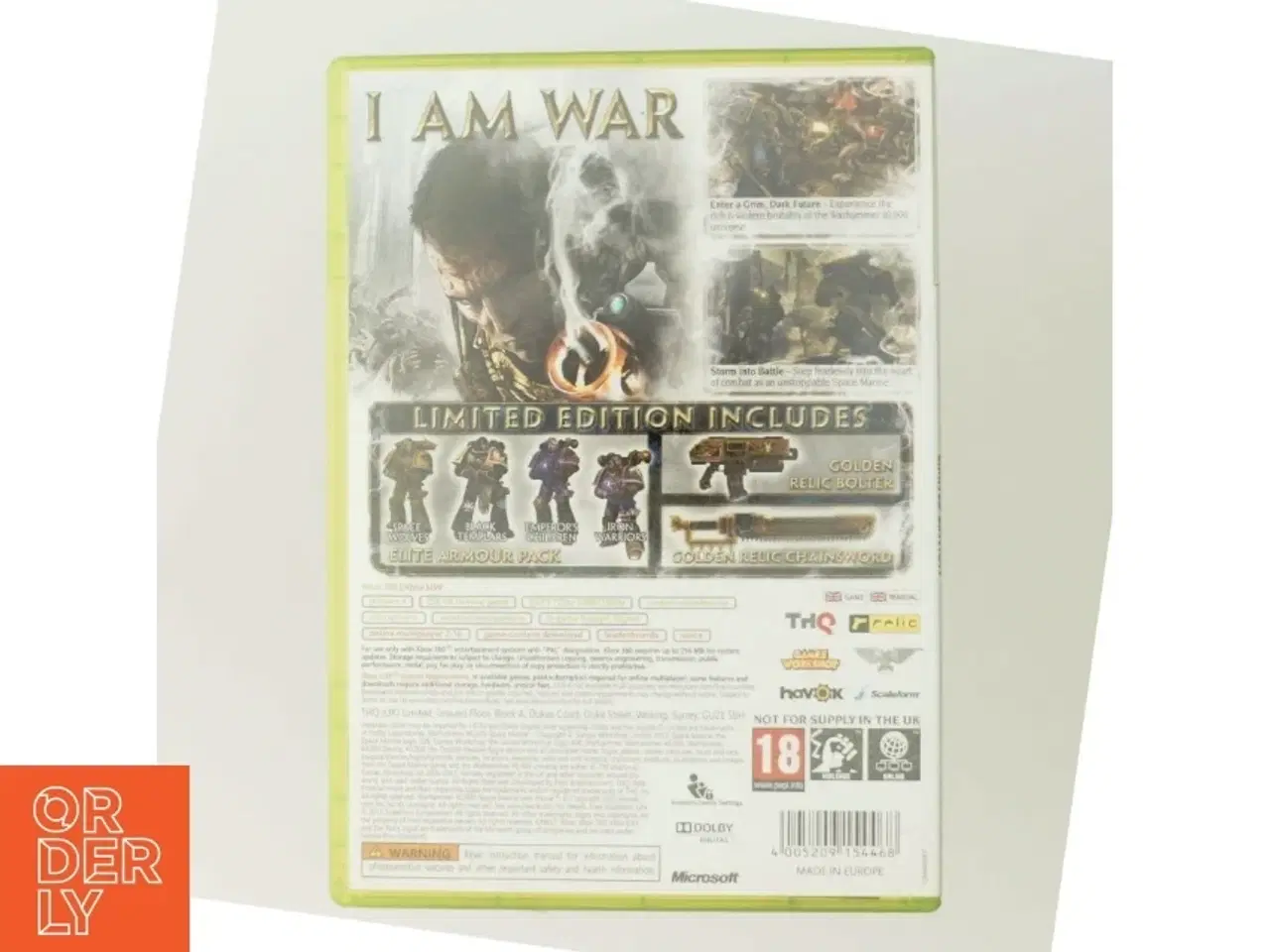 Billede 3 - Warhammer 40,000: Space Marine Limited Edition til Xbox 360 fra THQ