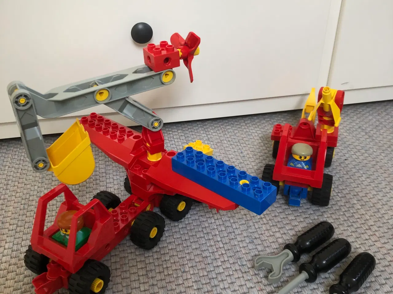 Billede 1 - Lego Duplo kran og vogn