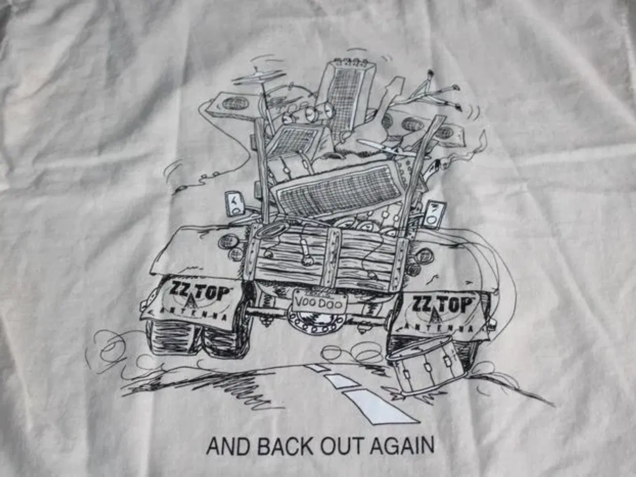 Billede 4 - ZZ Top crew t-shirt (uvasket) + tour kalender 2005