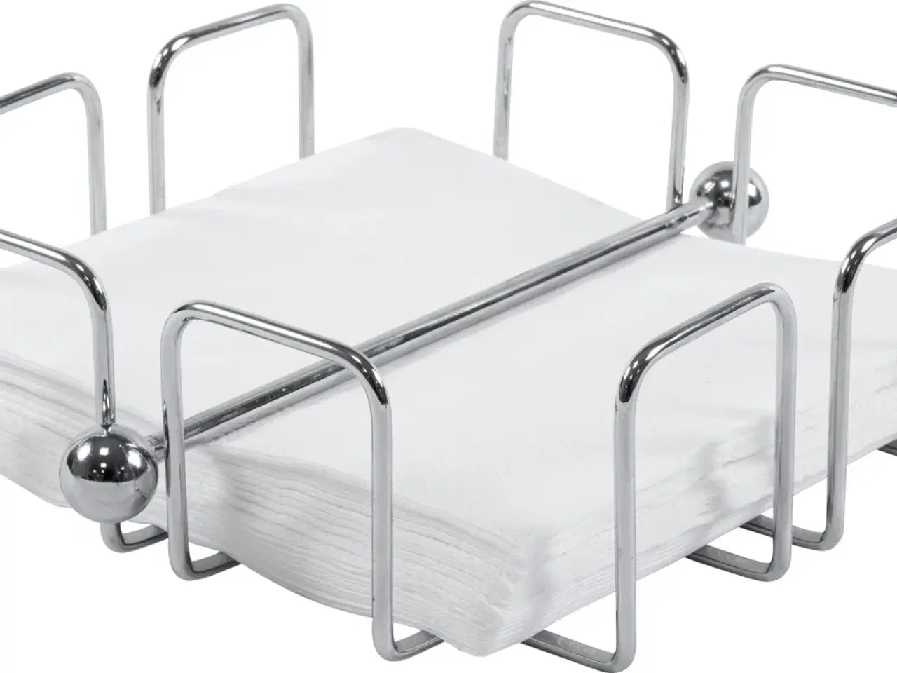 Billede 2 - Servietholder i metal 
