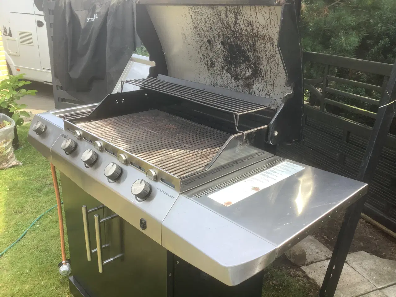 Billede 3 - Gasgril med 4 zoner + gasblus  - Char-Broil, 