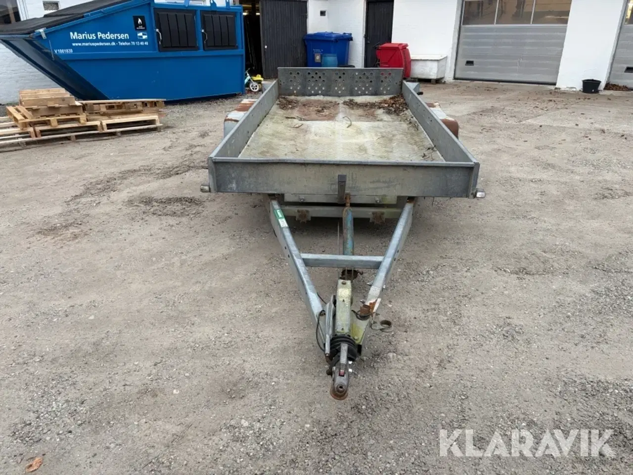 Billede 8 - Maskintrailer Brenderup 2000 kg med tip og alubund