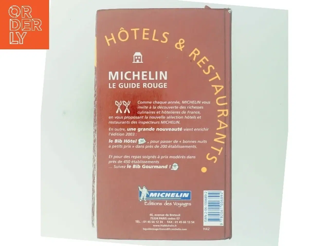 Billede 3 - Michelin Red Guide France 2003 af Michelin Travel Publications Staff (Bog)