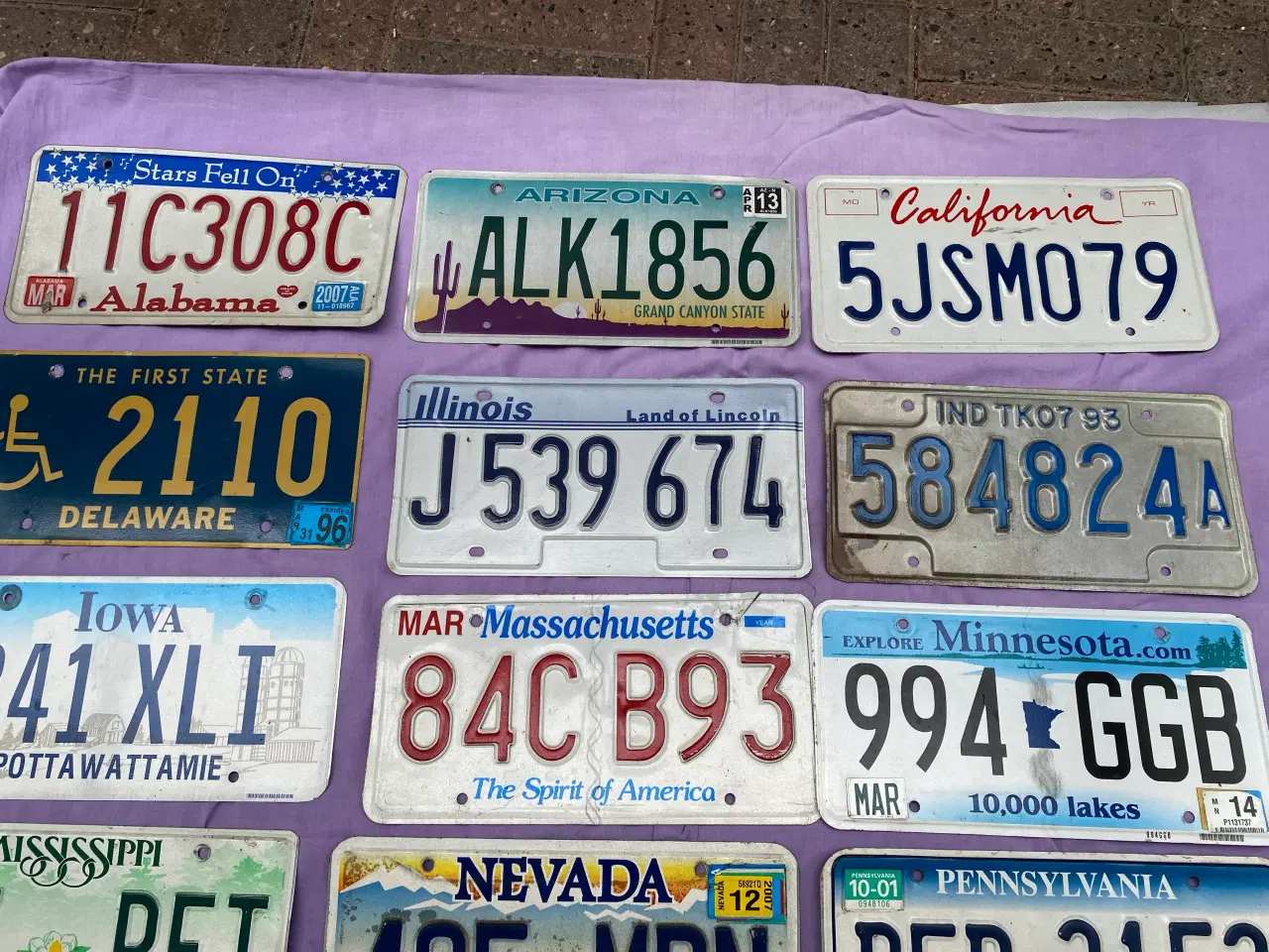 Billede 2 - USA Nummerplader