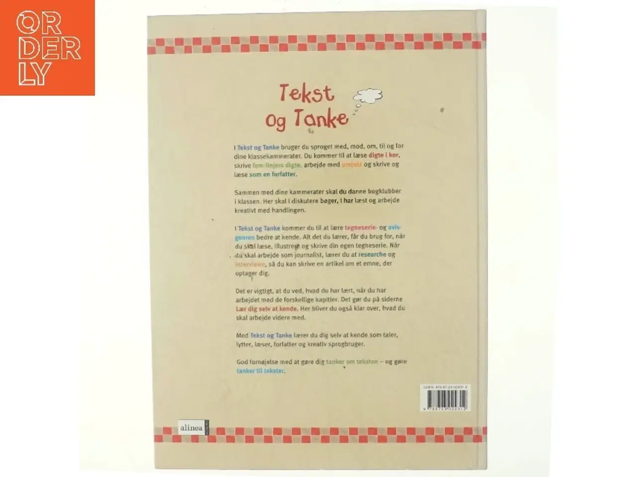 Billede 3 - Tekst og tanke - 5. klasse (Bog)