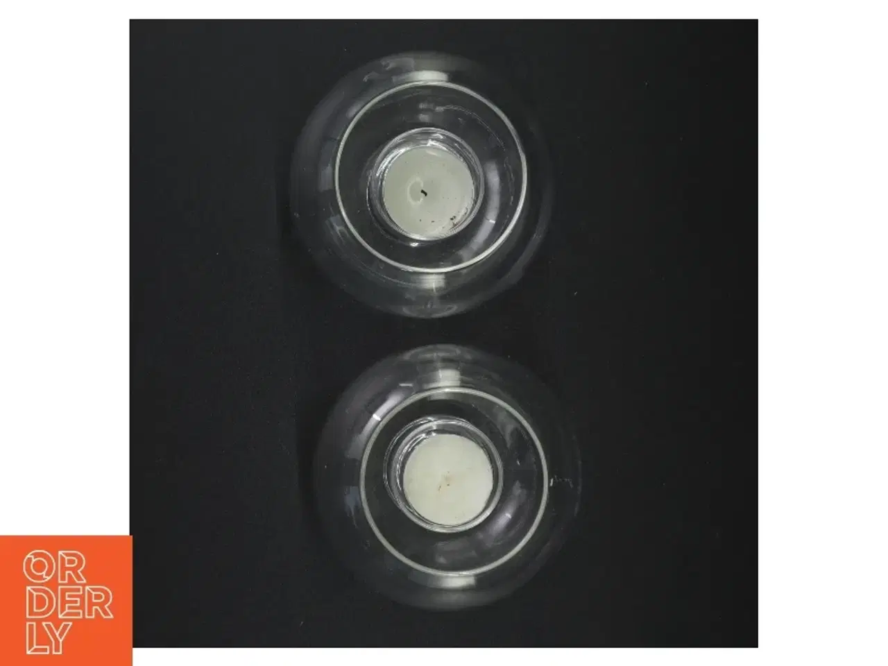 Billede 3 - Gennemsigtige glaslysestager (str. 10 x 12 cm)
