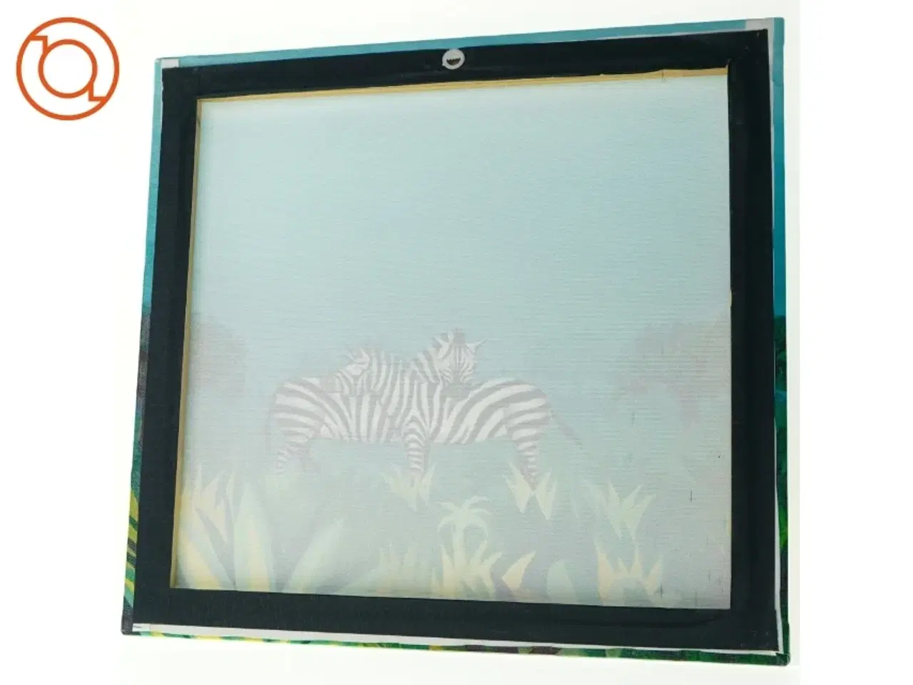 Billede 2 - maleri af to zebraer (str. 40 x 40)
