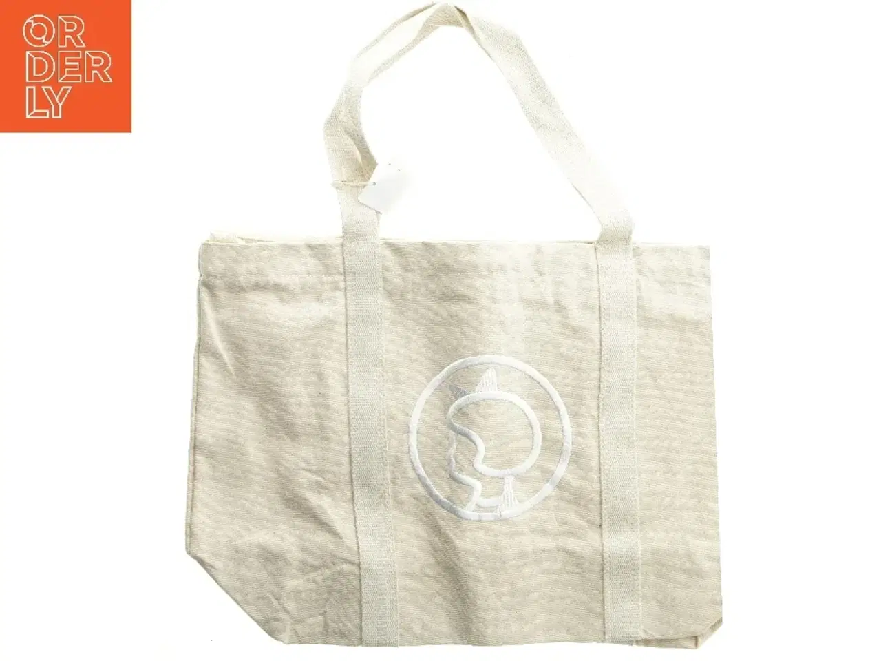 Billede 4 - Stor hvid mulepose fra Irma med logo fra Irma (str. 53x37 cm)