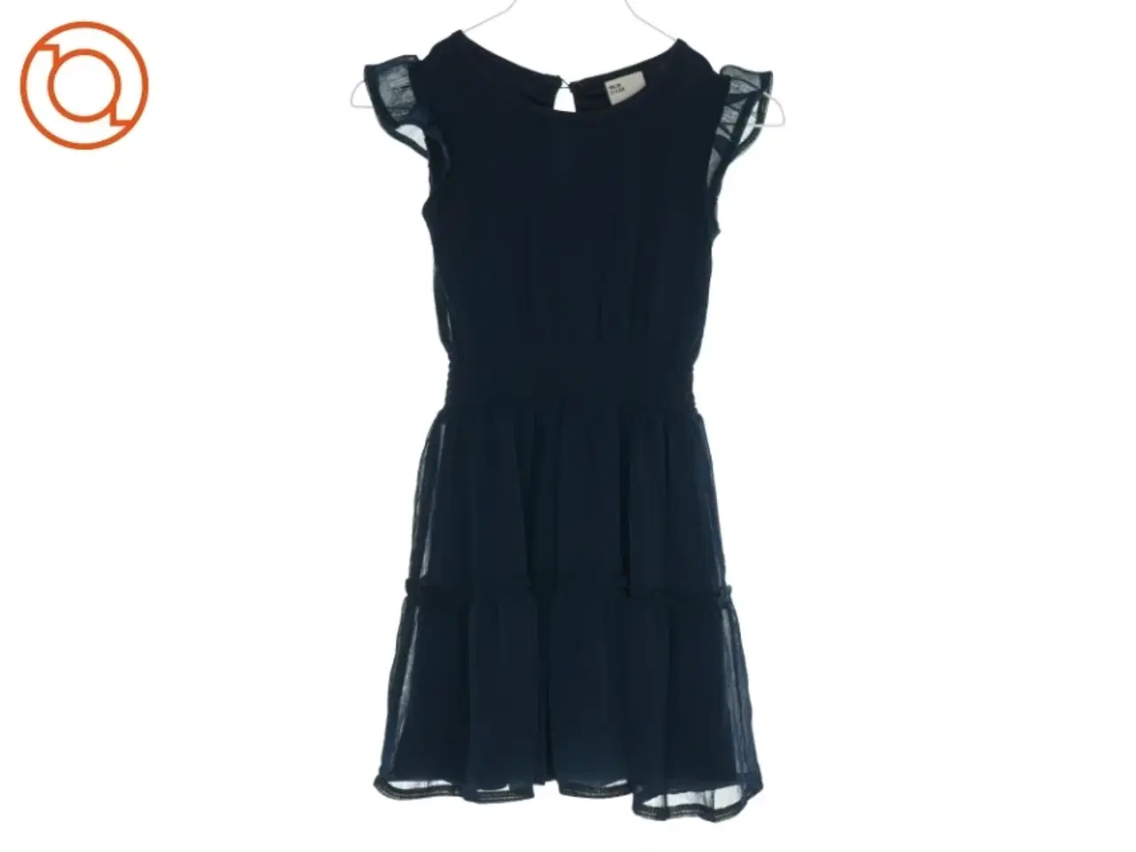 Billede 1 - Sort kjole med flæser fra VRS